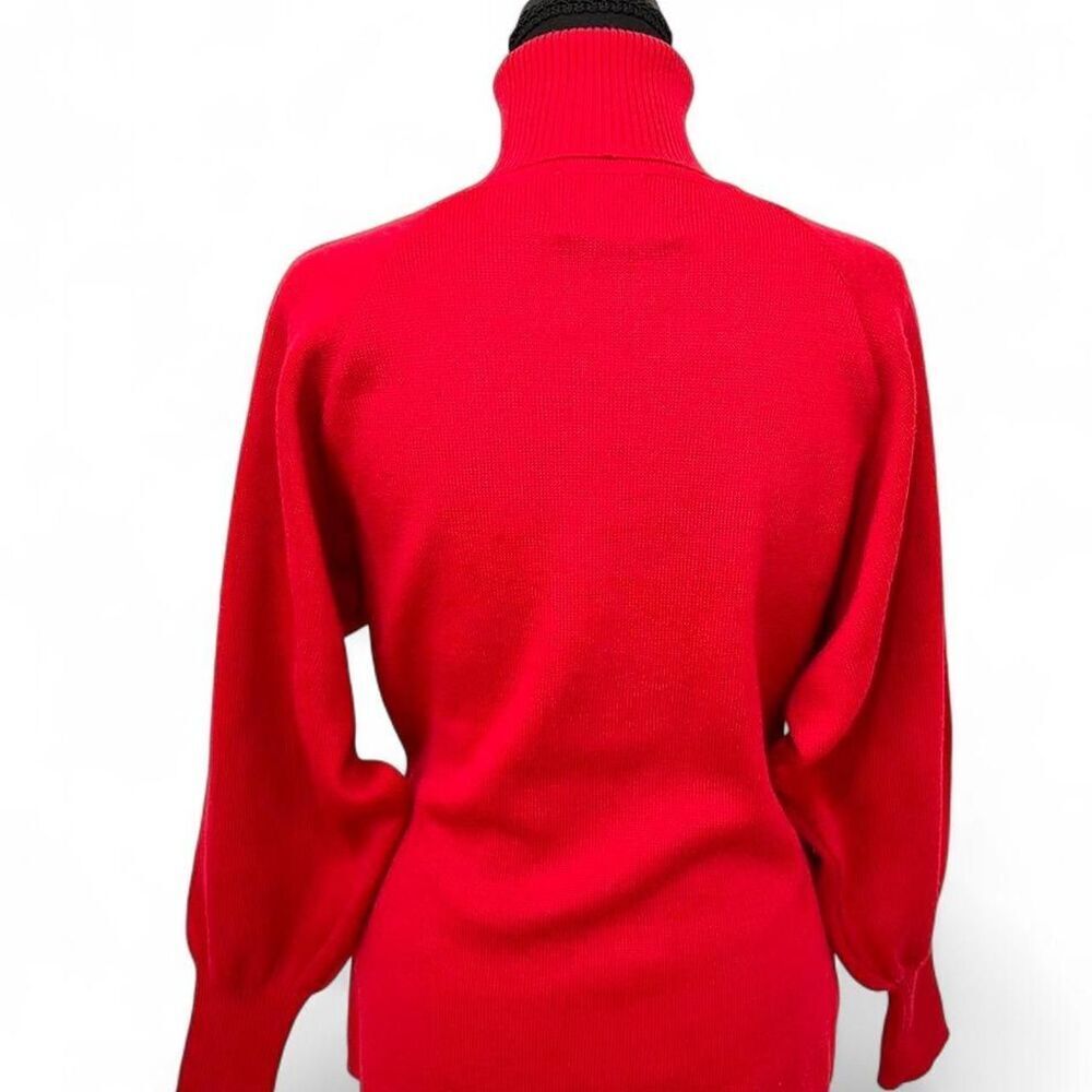 Vintage 80s Women's Wool Ski Sweater One Size - Picture 2 of 5